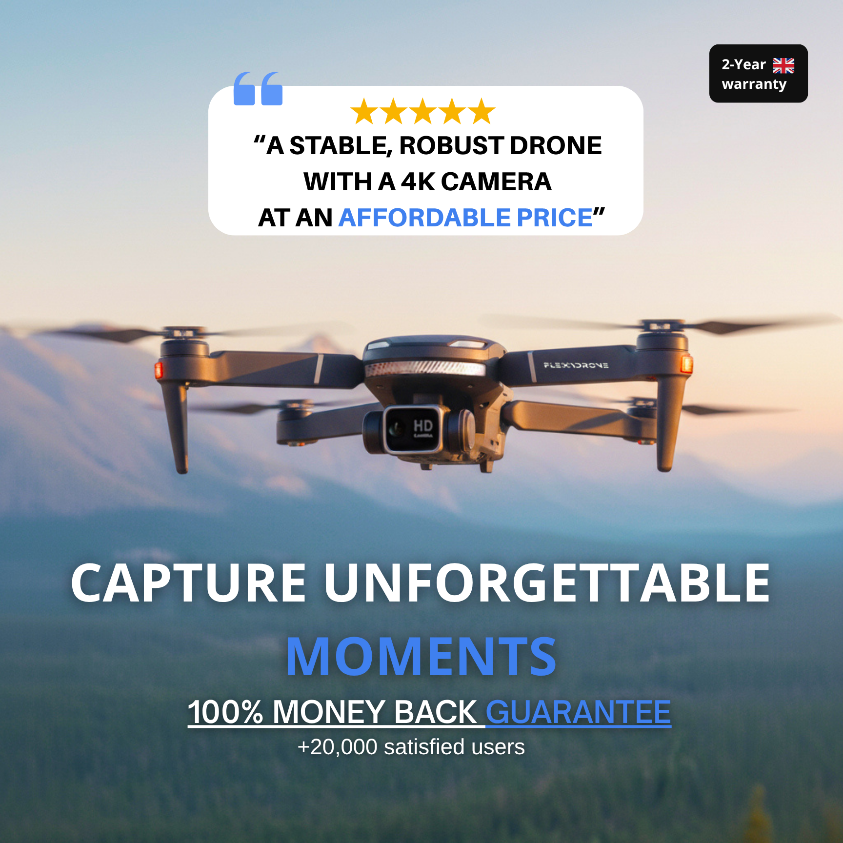 FLEXY Max -  Drone 4K